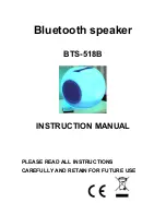 FCCID BTS-518B Instruction Manual preview