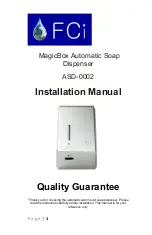 FCI ASD-0002 Installation Manual preview