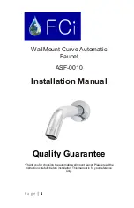 Предварительный просмотр 1 страницы FCI ASF-0010 Installation Manual