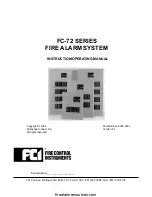 Preview for 1 page of FCI FC-72 Series Instructions & Operating Manual