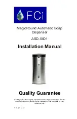 Preview for 1 page of FCI MagicRound ASD-0001 Installation Manual