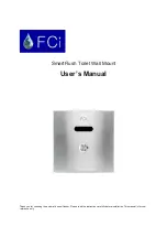 FCI SmartFlush User Manual preview