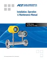 FCI ST100A Series Installation, Operation And Maintenance Manual предпросмотр