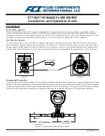 FCI ST75 Installation And Operation Manual preview