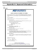 Preview for 17 page of FCI ST75 Installation And Operation Manual