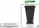 Preview for 1 page of FCMP OUTDOOR Wicker Style Planter Manual