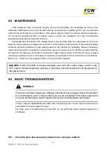 Preview for 24 page of FCW DYNA TIG 201AC/DC Operating Manual