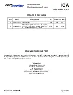 Preview for 2 page of FDC aerofilter 1500 Series Instructions Manual