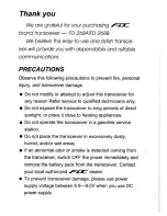 Preview for 2 page of FDC FD-268A User Manual