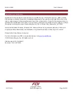 Preview for 2 page of FDI ELI121-CRW User Manual