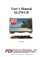 Preview for 1 page of FDI ELI70-CR User Manual