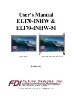 FDI ELI70-INHW-M User Manual предпросмотр