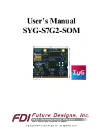 Предварительный просмотр 1 страницы FDI EyG YG-S7G2-SOM User Manual