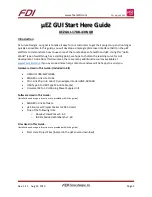 FDI uEZ GUI Start Here Manual preview