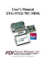 Предварительный просмотр 1 страницы FDI ?YG-S7G2-70C-MDK User Manual