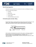 Preview for 6 page of FDS FD090CV Installation And Operation Manual