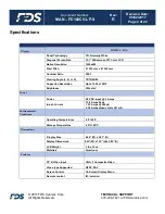 Preview for 2 page of FDS FD102CV-LP-S Installation And Operation Manual