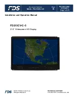 Preview for 1 page of FDS FD215CV-C-5 Installation And Operation Manual