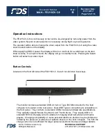 Preview for 12 page of FDS FD215CV-C-6 Installation And Operation Manual