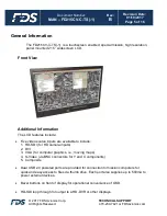 Preview for 5 page of FDS FD215CV-C-TS Installation And Operation Manual