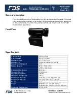 Preview for 3 page of FDS FD600CAM-2 Ver 28V Installation And Operation Manual