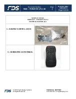 Предварительный просмотр 13 страницы FDS FD932DVD-LP-2-AV Installation And Operation Manual