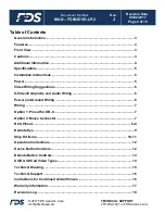 Preview for 2 page of FDS FD932DVD-LP-2 Installation And Operation Manual