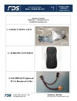 Preview for 10 page of FDS FD932DVD-LP-2 Installation And Operation Manual