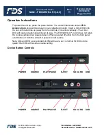 Предварительный просмотр 13 страницы FDS FD932DVD-LP-3 Installation And Operation Manual