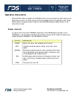 Preview for 14 page of FDS FDPMAID Series Installation And Operation Manual