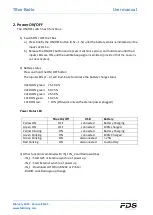 Preview for 3 page of FDS TBox-41 User Manual