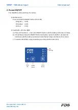 Preview for 2 page of FDS WINP User Manual