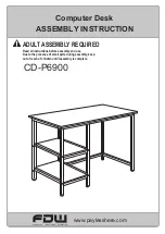 Preview for 1 page of FDW CD-P6900 Assembly Instruction