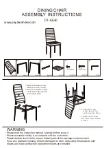 Preview for 2 page of FDW DT-HB145 Assembly Instructions