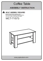 FDW WCT-T1573 Assembly Instruction Manual preview