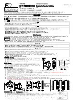 Предварительный просмотр 1 страницы FE SC-E03PK Instruction Manual