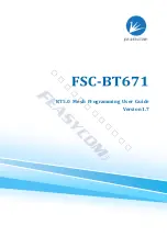 Feasycom FCS-BT671 User Manual предпросмотр