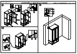 Предварительный просмотр 4 страницы feather & black Amelia Wardrobe Aassembly Instructions