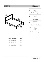 Preview for 2 page of feather & black Chawton Assembly Instructions