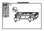 Preview for 2 page of feather & black Gatsby Console Table Assembly Instructions Manual