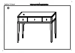 Preview for 6 page of feather & black Gatsby Console Table Assembly Instructions Manual