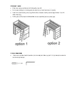 Предварительный просмотр 2 страницы feather & black Noah Highsleeper Reversible Manual