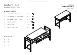 Предварительный просмотр 2 страницы feather & black Olivia Assembly Instructions