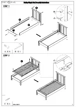 Preview for 3 page of feather & black Radley Single Bed Assembly Instructions