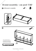 Предварительный просмотр 11 страницы feather & black Shamley Storage Bed Assembly Manual