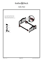 Preview for 4 page of feather&black Adde Bed Assembly Instructions