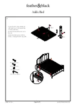 Preview for 5 page of feather&black Adde Bed Assembly Instructions