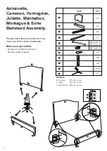 Preview for 2 page of feather&black Antoinette Assembly Manual