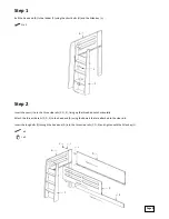 Preview for 3 page of feather&black Archie Cabin Bed Assembly Instructions