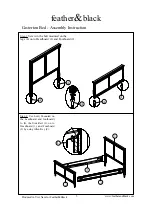 Предварительный просмотр 5 страницы feather&black Casterton Assembly Instruction Manual